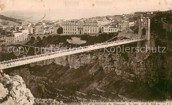 Constantine Algerie La Passerelle Sidi M'Cid