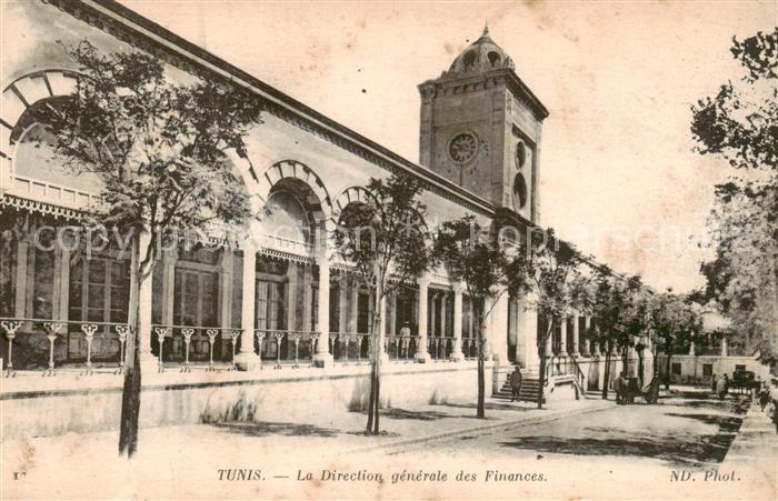 Tunis La Direction generale des Finances