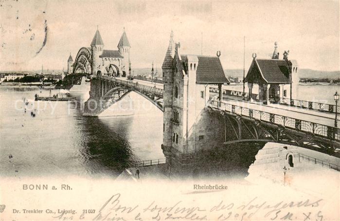 Bonn Rhein Rheinbruecke