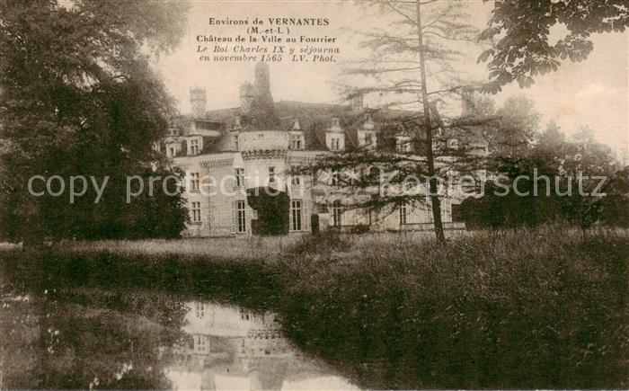 Vernantes 49 Maine-et-Loire Chateau de la Ville au Fourrier