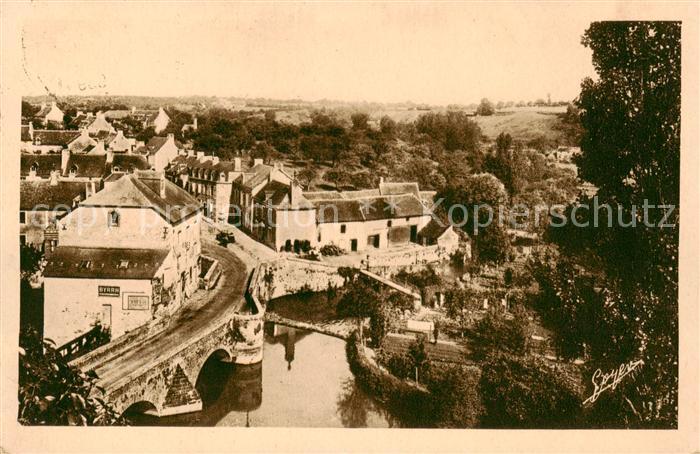 Fresnay-sur-Sarthe Vue prise des Remparts du Chateau