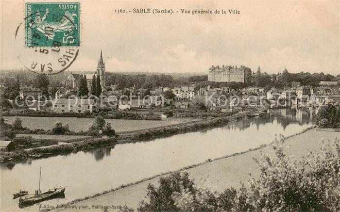 Sable-sur-Sarthe 72 Vue generale de la Ville