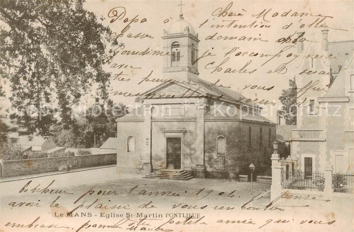 Le Mans Sarthe Eglise St martin Pontlieue