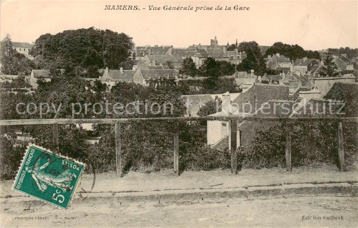 Mamers 72 Sarthe Vue generale prise de la Gare