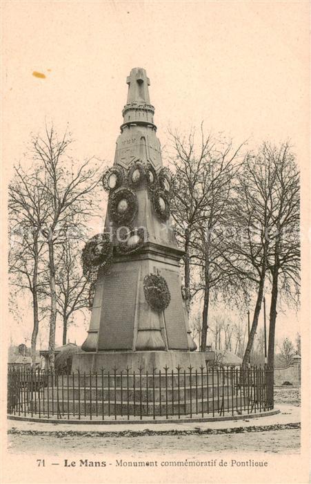 Le Mans Sarthe Monument commemoratif de Pontlieue