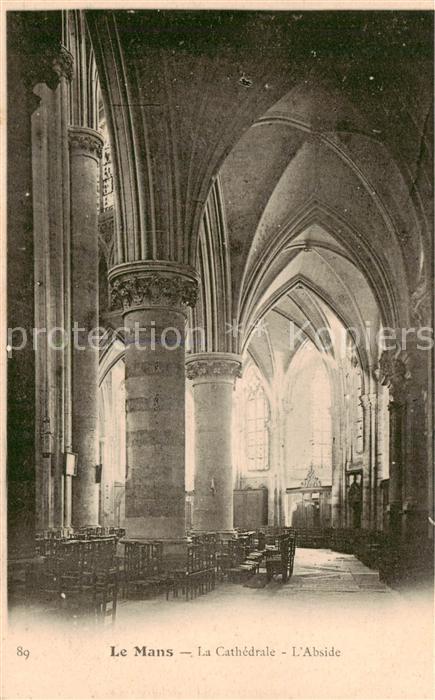 Le Mans Sarthe La Cathedrale Abside