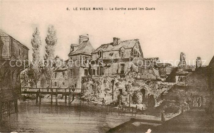 Le Mans Sarthe La Sarthe avant les Quais