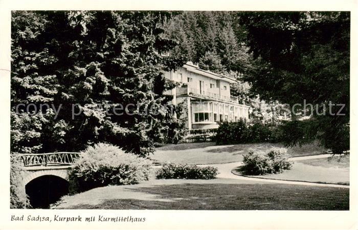 Bad Sachsa Harz Kurpark mit Kurmittelhaus