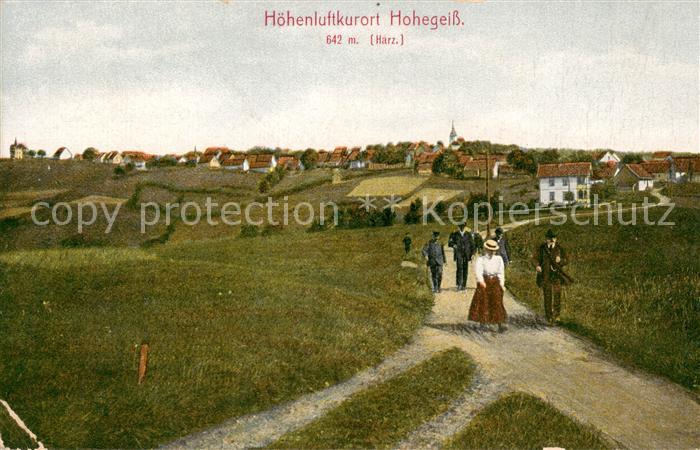 Hohegeiss Harz Panorama Spaziergang Hoehenluftkurort