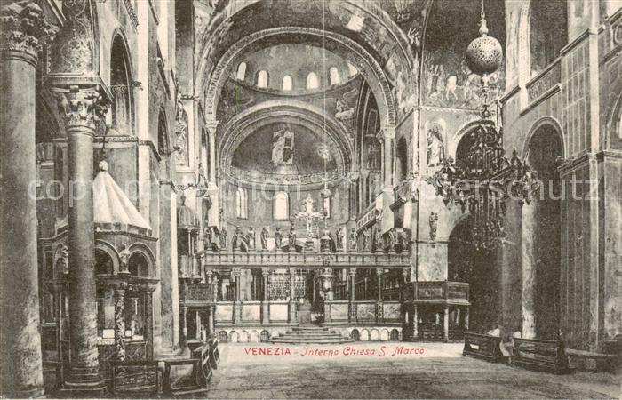 Venezia Venedig Interno Chiesa San Marco