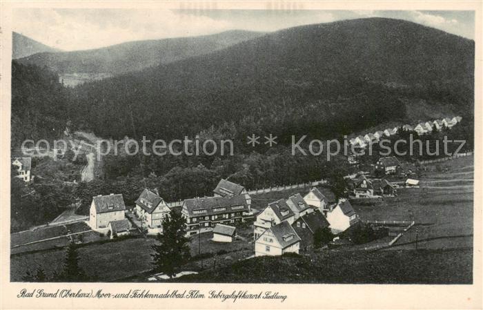 Bad Grund Panorama Moor- und Fichtennadelbad Gebirgsluftkurort