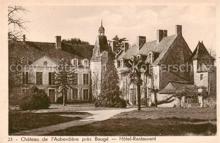 Bauge 49 Maine-et-Loire Chateau de l Auberdière Hôtel Restaurant