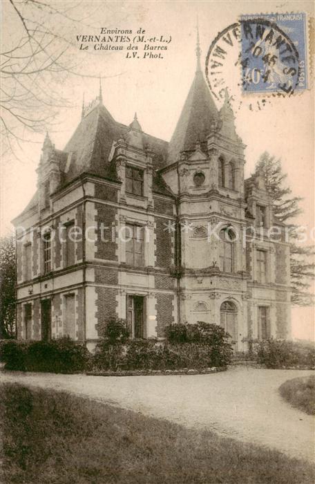 Vernantes 49 Maine-et-Loire Chateau des Barres