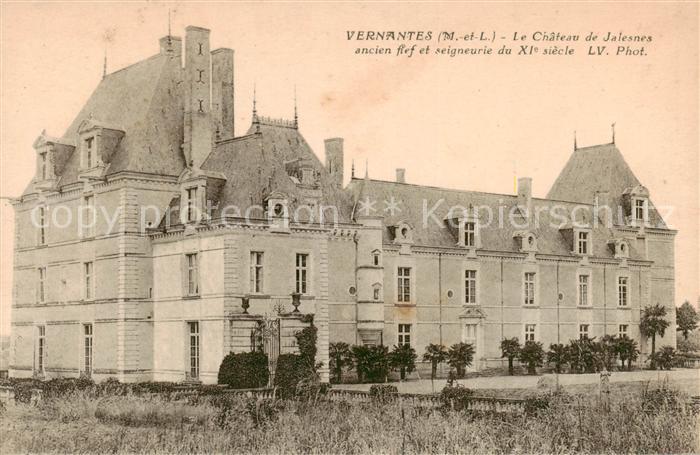 Vernantes 49 Maine-et-Loire Chateau de Jalesnes