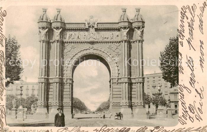 Barcelona Cataluna Arco de Triomf