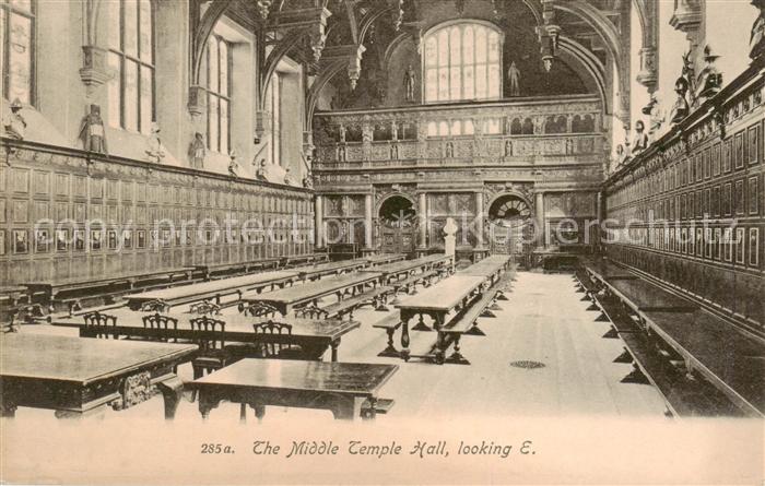London  UK The Middle Temple Hall