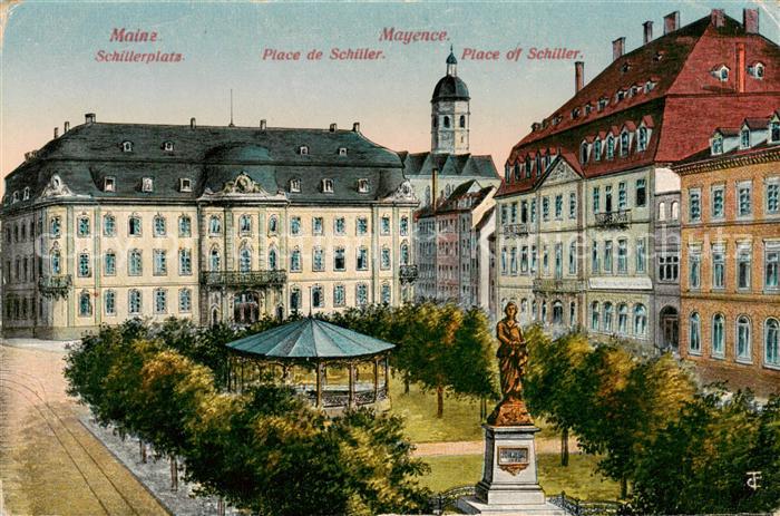 Mainz  Rhein Schillerplatz