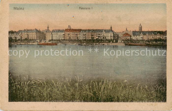 Mainz  Rhein Panorama