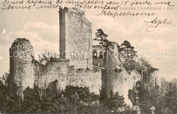 Heiligenstein Bas-Rhin Schloss Landsberg