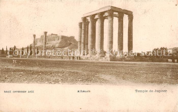 Athenes Athen Temple de Jupiter