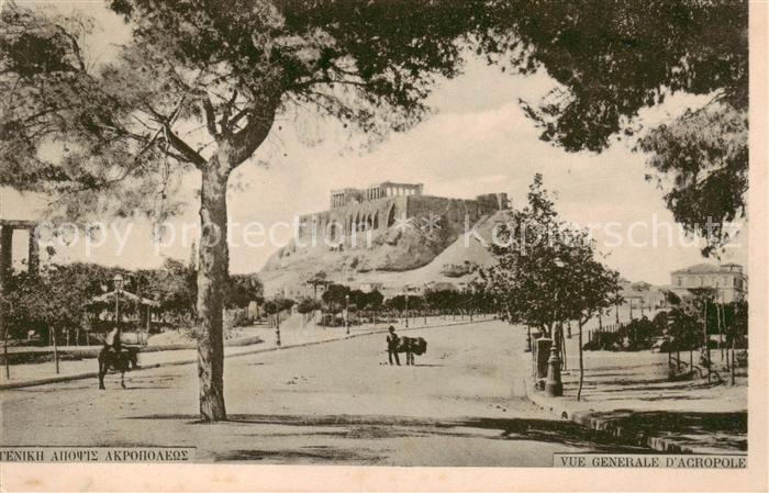 Athen Greece Vue generale d Acropole