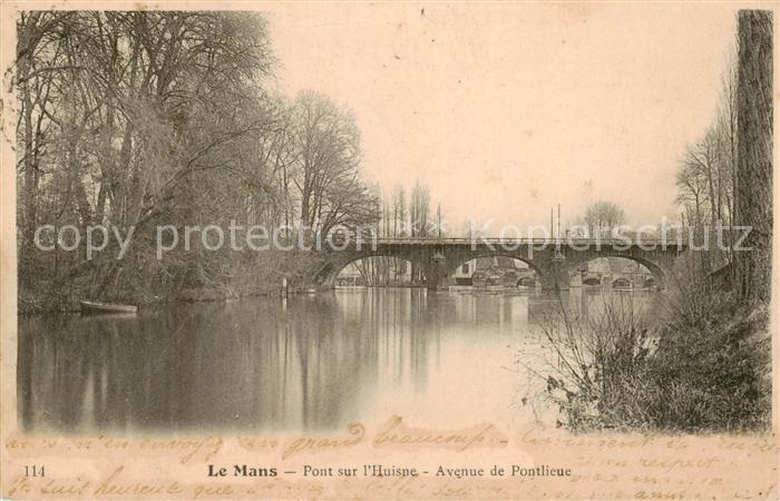 Le Mans Sarthe Pont sur l’Huisne Avenue de Pontlieue