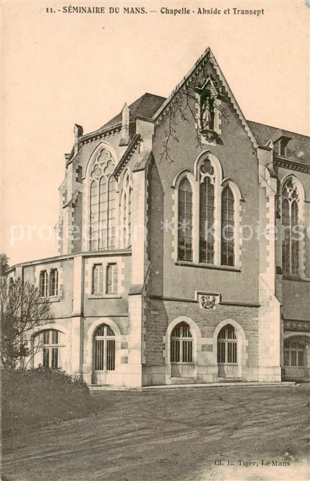 Le Mans Sarthe Chapelle Abside et Transept