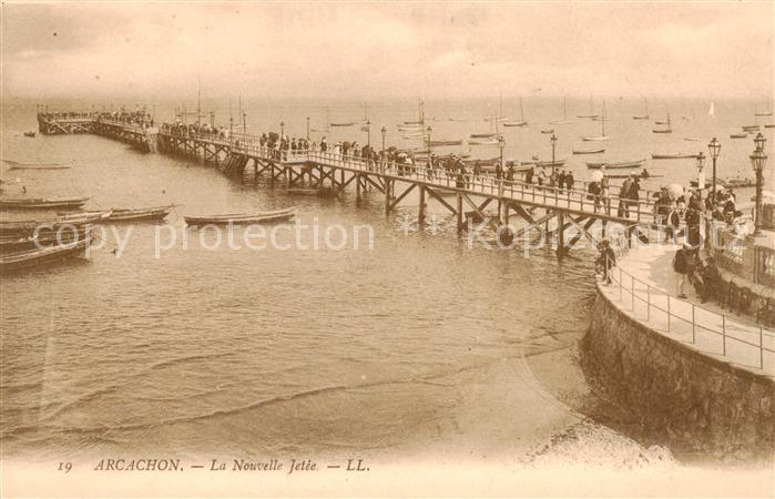 Arcachon 33 Gironde La Nouvelle Jetee