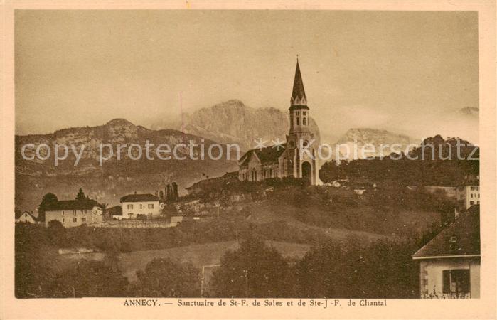 Annecy 74 Haute-Savoie Sanctuaire de St F de Sales et de Ste J F de Chantal