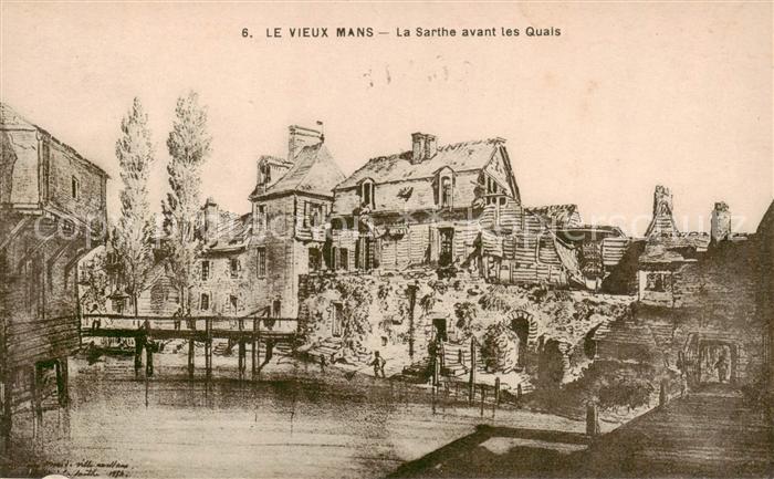 Le Mans Sarthe La Sarthe avant les Quais