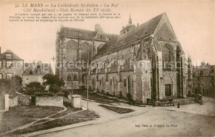 Le Mans Sarthe La Cathedrale Saint Julien la nef