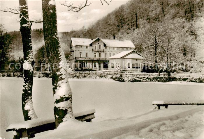 Bad Lauterberg Kneipphotel Wiesenbeker Teich im Winter