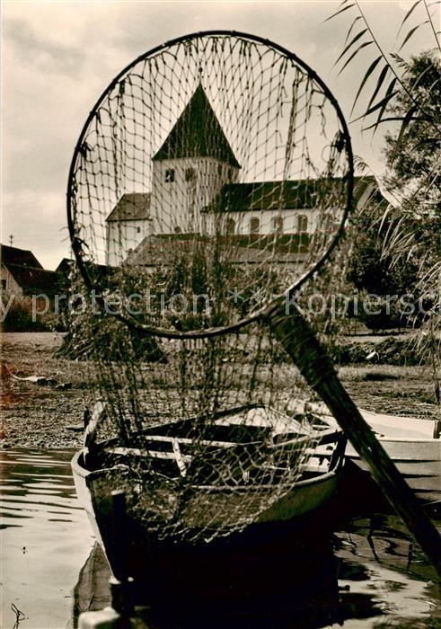 Oberzell Reichenau St. Georg Kirche Fischernetz