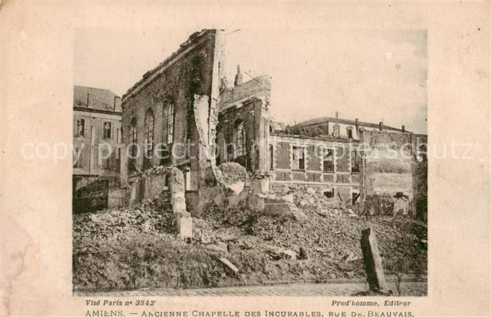Amiens 80 Ancienne Chapelle des Incurables Rue de Beauvais