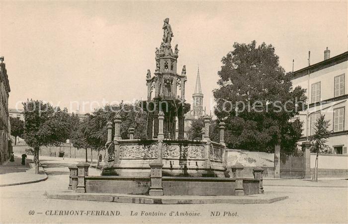 Clermont-Ferrand 63 La Fontaine d Amboise
