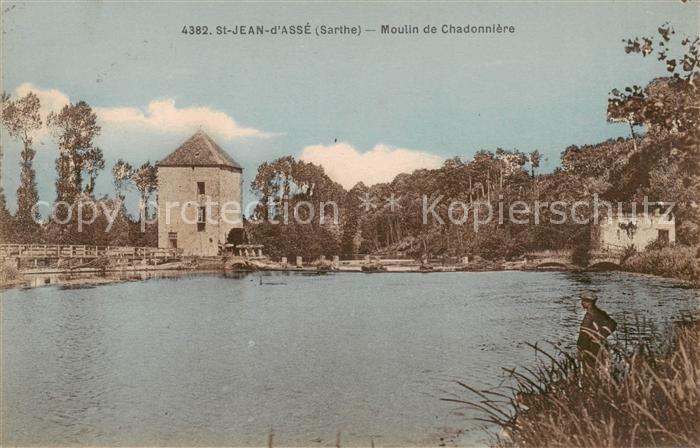 St-Jean-d Asse 72 Sarthe Moulin de Chadonniere