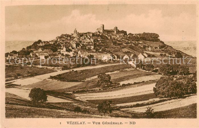 Vezelay 89 Yonne Vue generale