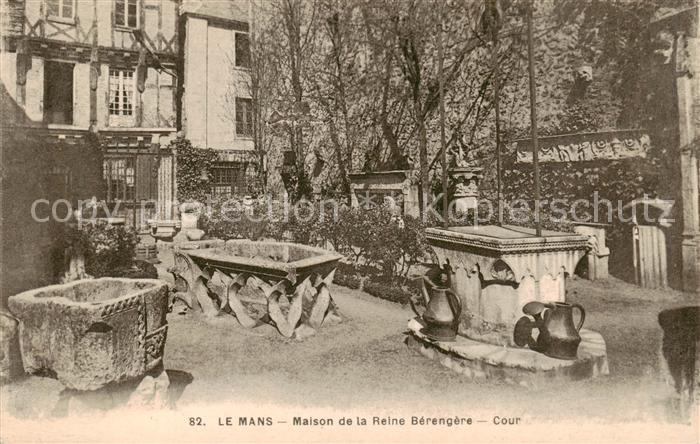 Le Mans Sarthe Maison de la Reine Berengere Cour