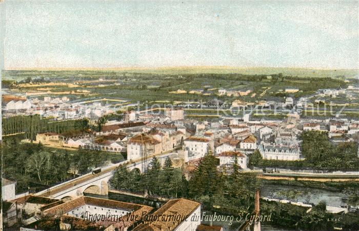 Angouleme 16 Charente Vue Panoramique du Faubourg St Cybard