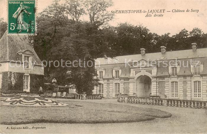 Saint-Christophe-le-Jajolet Chateau de Sassy Aile droite