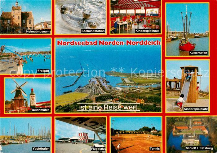 Norden Norddeich Nordseebad Heimatmuseum Seehundstation Kinderspielhaus Kutterha