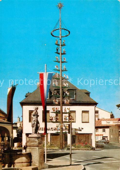 Prien Chiemsee Maibaum am Marktplatz
