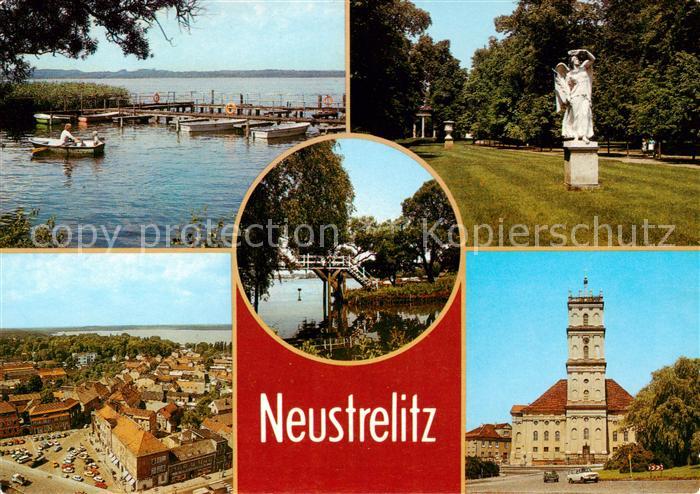 Neustrelitz Mecklenburg-Vorpommern Bootsverleih am Zierker See Stadtpark Weisse
