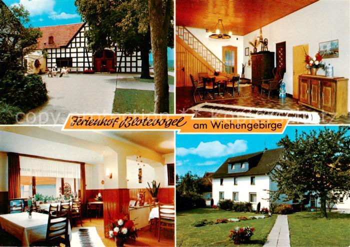 Preussisch-Oldendorf Ferienhof Blotevogel Gastraeume Garten