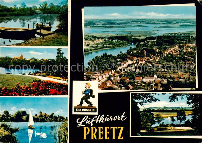 Preetz Holstein Teilansichten Fliegeraufnahme