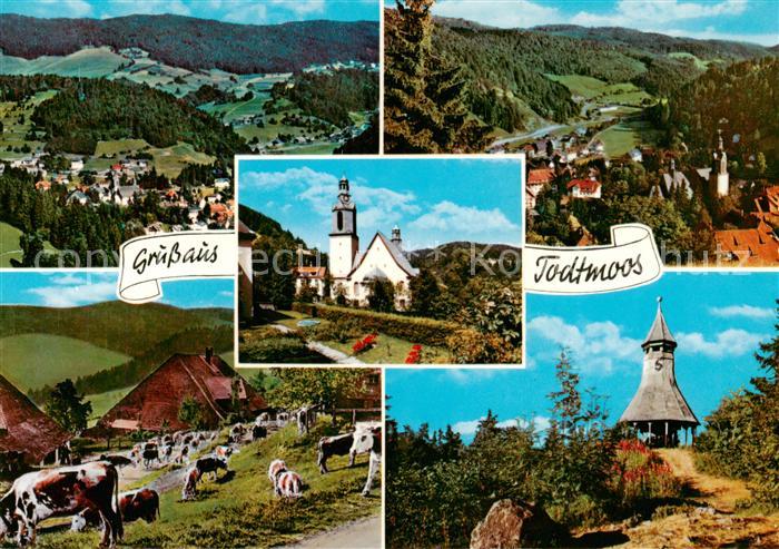 Todtmoos Schwarzwald BW Fliegeraufnahmen Kirche Turm