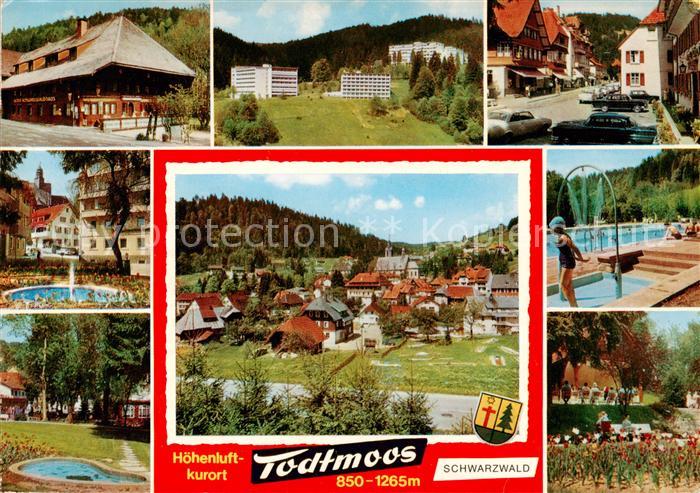 Todtmoos Schwarzwald BW Kuranlagen Park Panorama Schwimmbad