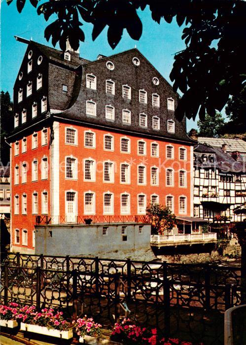 Monschau Montjoie NRW Rotes Haus mit Schreiber Museu