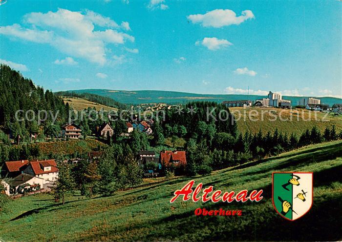 Altenau Harz Teilansicht mit Glockenberg