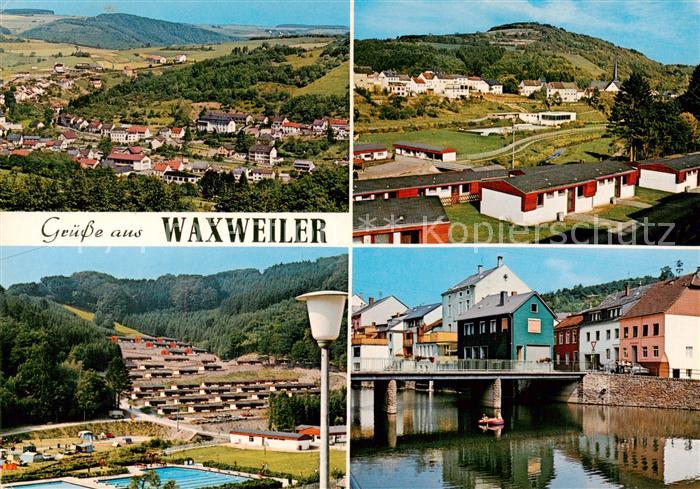 Waxweiler Panorama Frei und Hallenbad Campingplatz Bruecke